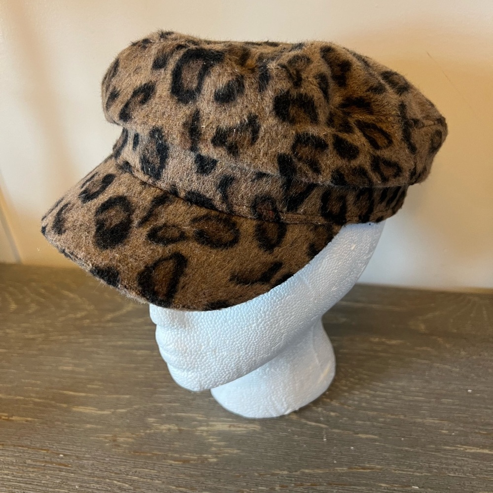 Free People 90’s Moss Leopard Cadet Hat - Picture 3 of 9